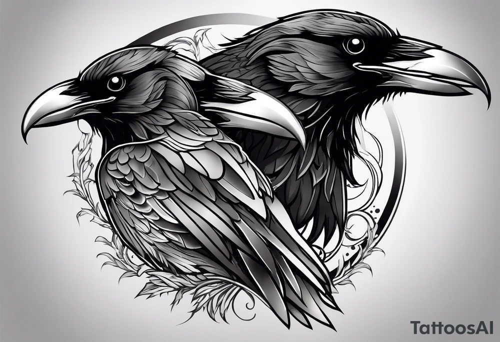 three ravens tattoo idea