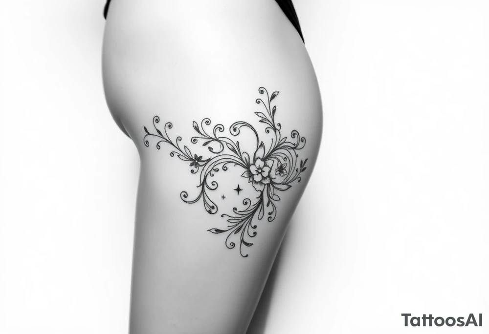 Sexy thigh tattoo tattoo idea