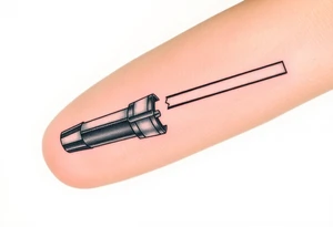 Light saber broken hilt tattoo idea