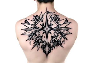 •	دمج تأثير غبار النجوم (stardust) حوالين الجسم أو الأجنحة، كأن التنين بيتفكك ويتكون من النجوم tattoo idea