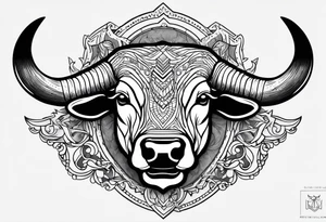 take the bull by its horns tattoo idea