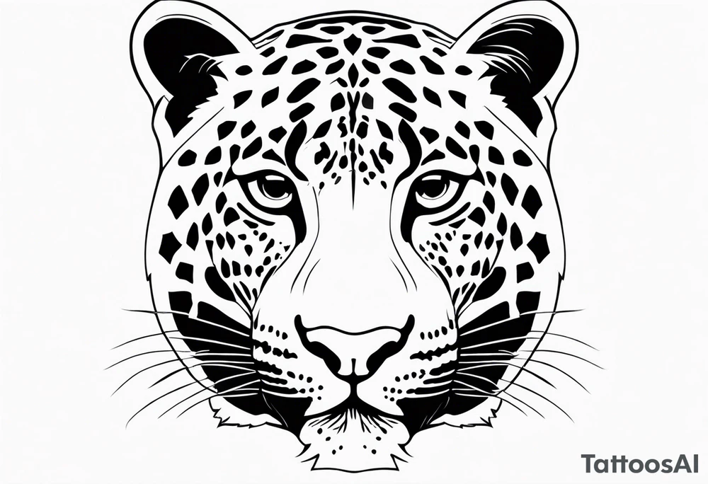 leopard PRINT ONLY tattoo idea