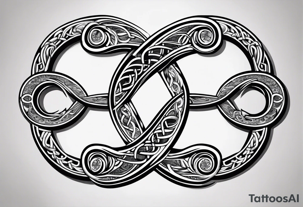 Double infinity symbol with TB5 shown once inside symbol tattoo idea Double infinity symbol with TB5 shown once inside symbol tattoo idea