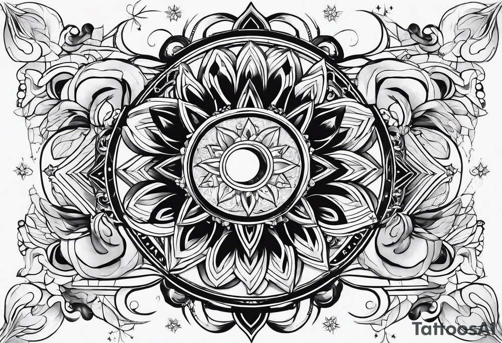 Cosmos tattoo idea