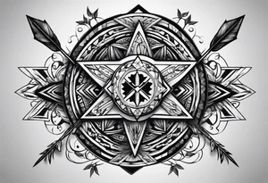 3 arrows tattoo idea
