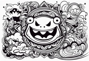 Scary Nickelodeon tattoo idea
