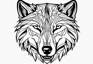 Tattoo of a wolfs head tattoo idea