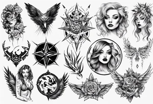 Female tattoo idea