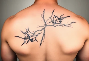 Tattoos with lightning 
On your arm tattoo idea