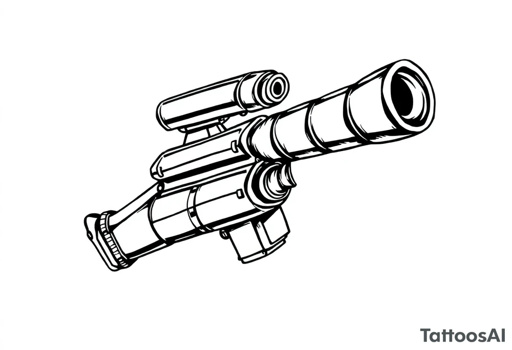 Russian rocket propelled grenade launcher tattoo idea