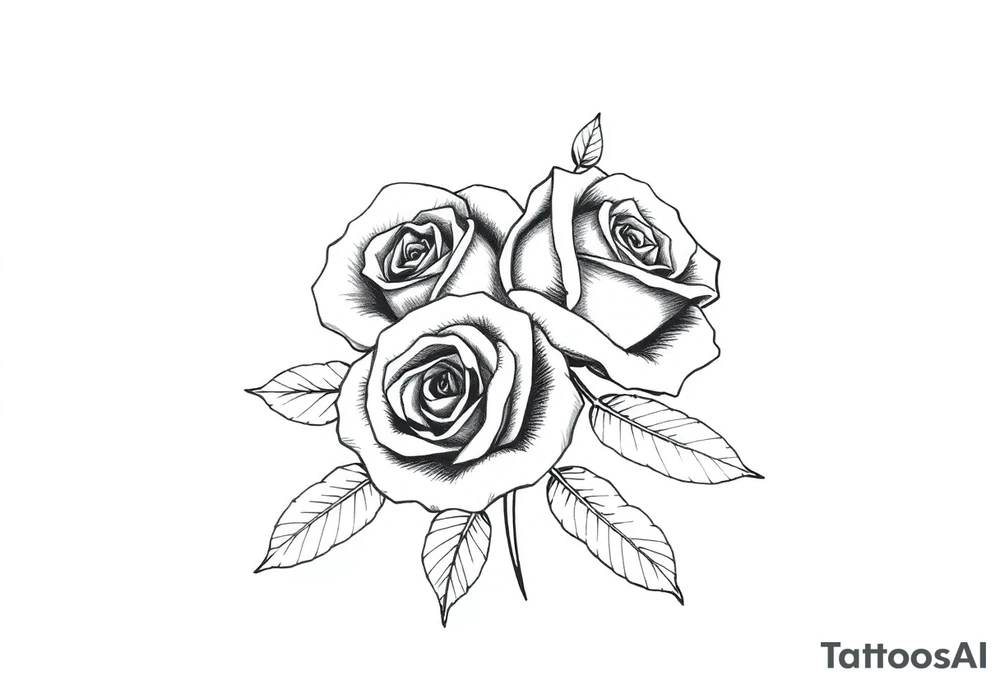 roses tattoo idea