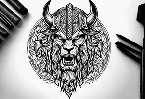Viking ornament tattoo idea