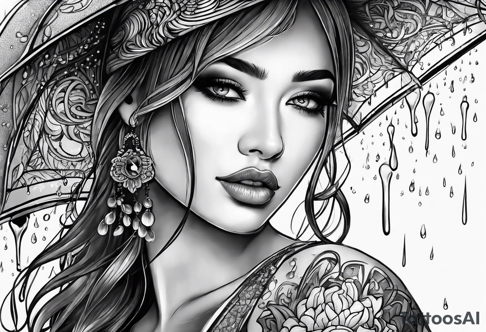 Rain tattoo idea