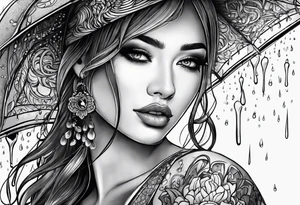 Rain tattoo idea