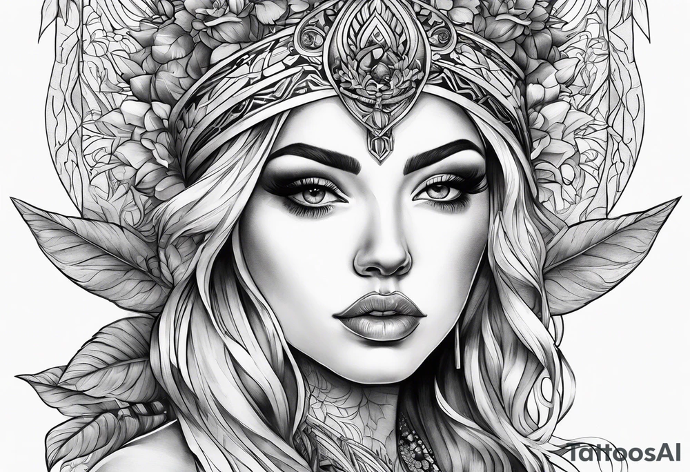 esculture of proserpine rapt tattoo idea