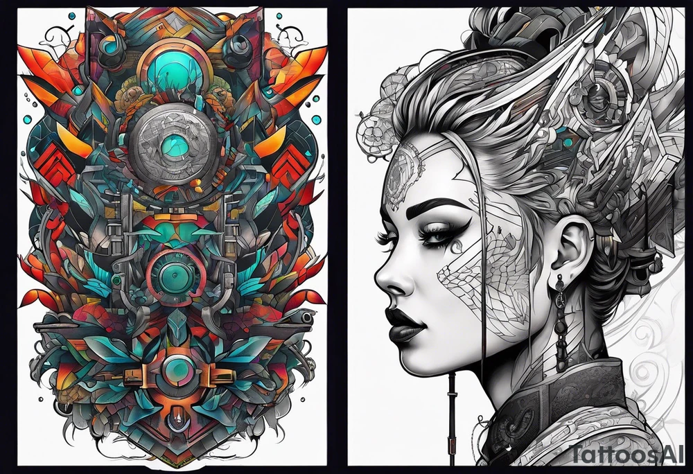 neuromancer tattoo tattoo idea