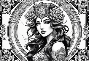 Aries goddess tattoo idea