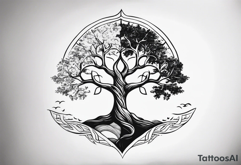 Tree of life tattoo idea