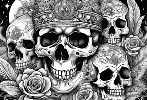 Life and death in opposite environments I don’t want skulls tattoo idea