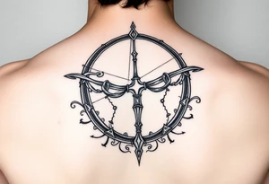 Sexy Sagittarius December 6th name genesis tattoo idea