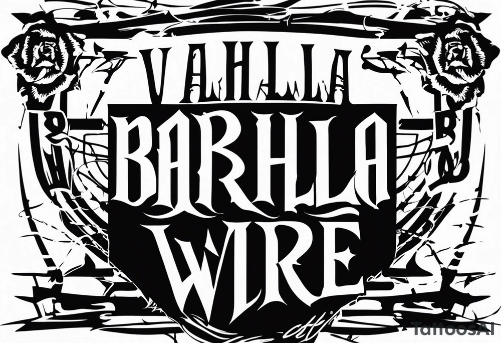 valhalla barb wire prison tattoo idea
