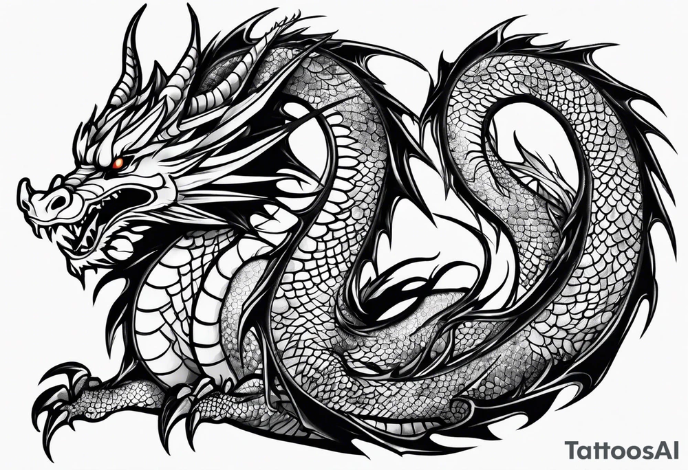 dragon tattoo idea