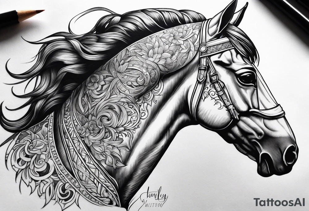 Chevalry tattoo design tattoo idea