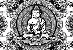 buddhism. hands tattoo idea