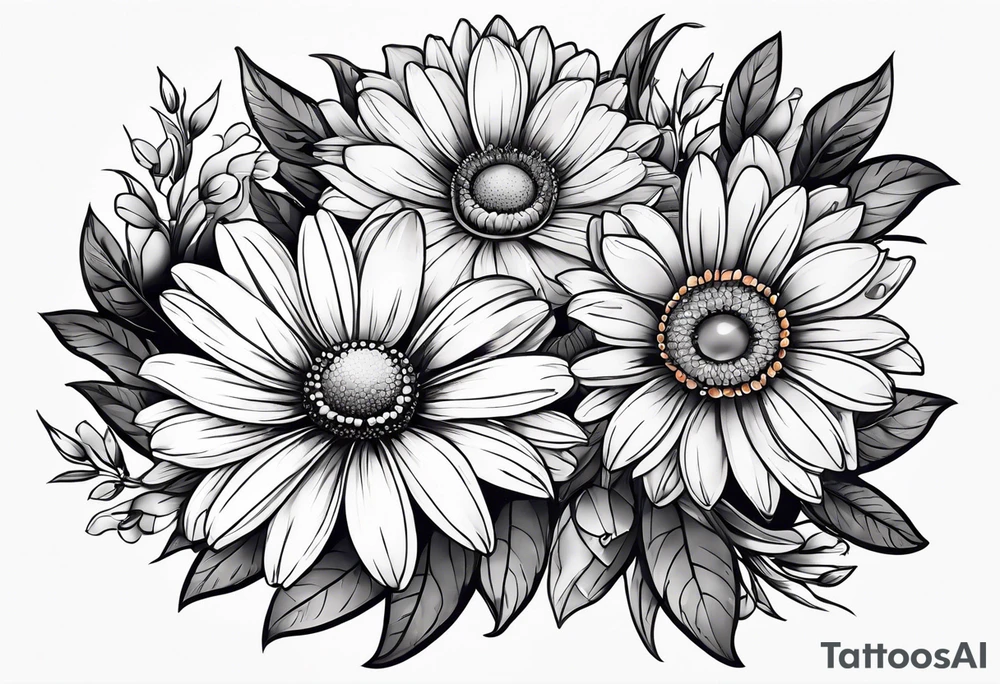 daisies tattoo idea