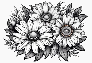 daisies tattoo idea