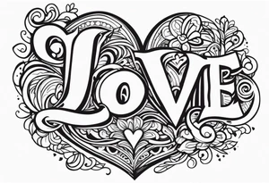 LOVE tattoo idea