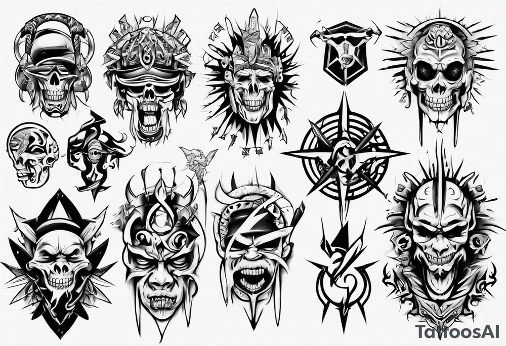 gangsta tattoo idea