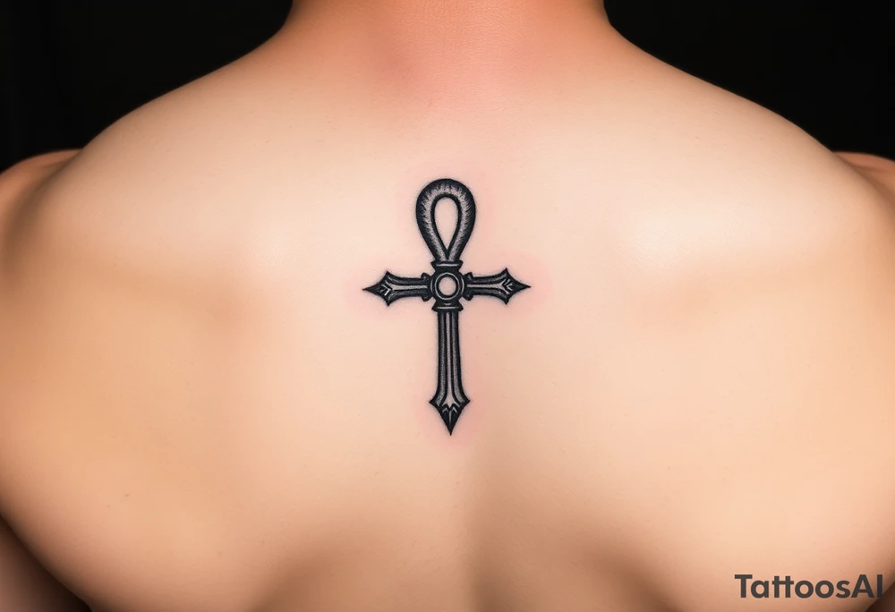 Small Ankh tattoo idea