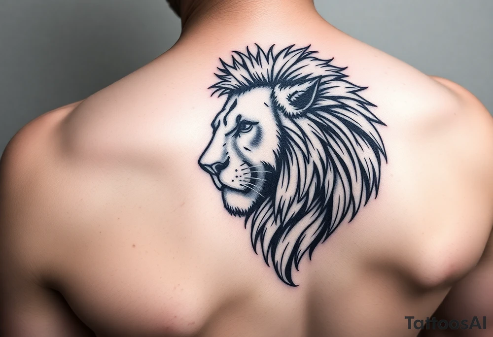Shoulder and bicep tattoo

Lion tattoo idea