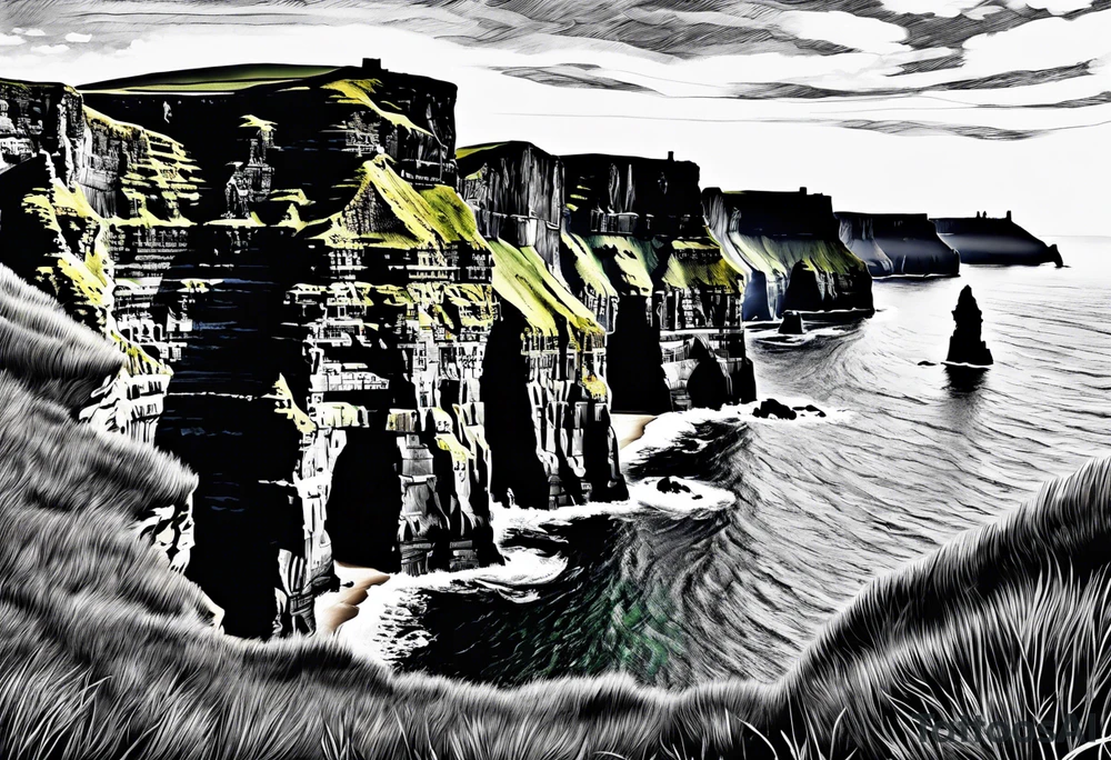 Cliffs of Moher tattoo idea