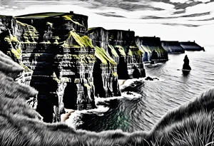 Cliffs of Moher tattoo idea