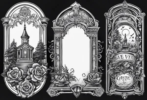 Gravestone tattoo design tattoo idea