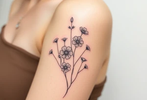 Wildflowers tattoo idea