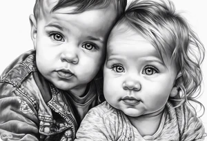 Trenton green-blaker and Brittany underhill baby would look like? tattoo idea