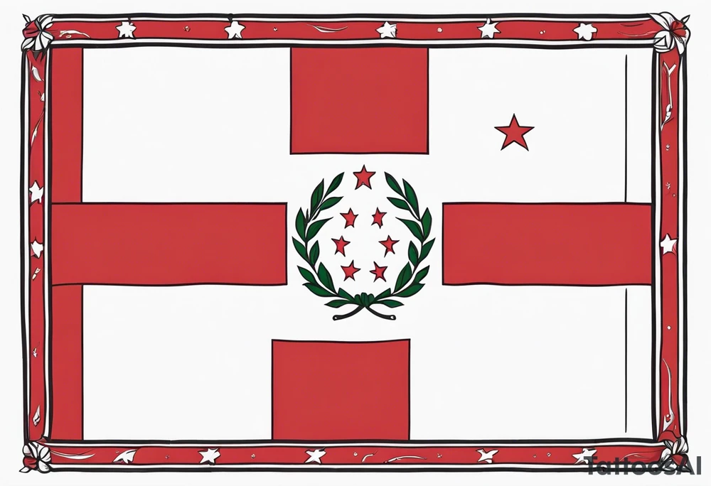 Republic of Georgia Flag tattoo idea