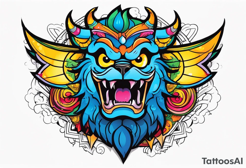 Beast time tattoo idea