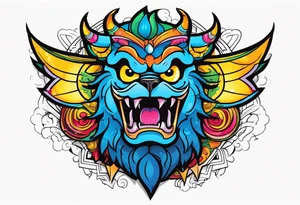 Beast time tattoo idea