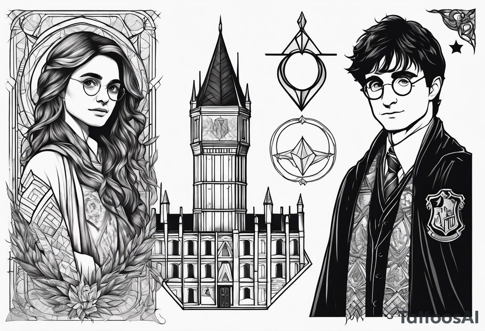 Harry Potter themed tattoo idea