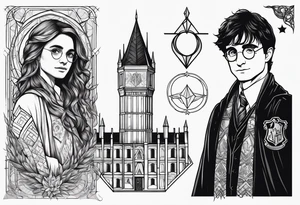 Harry Potter themed tattoo idea