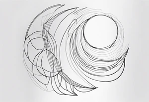 LINE AROUND SHOULDERS tattoo idea