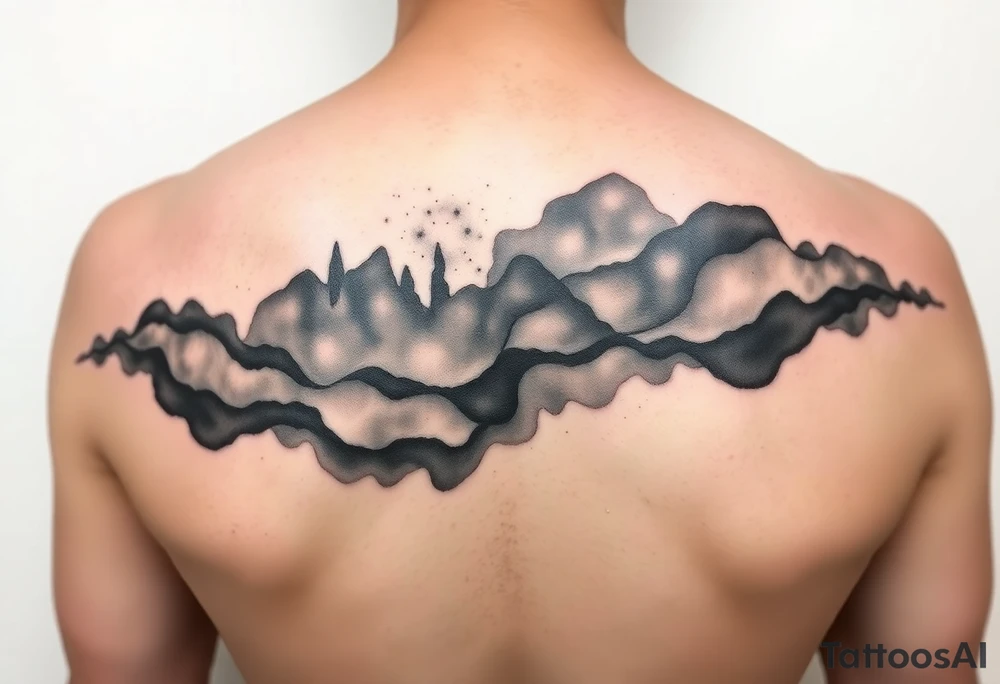 Night sky tattoo idea