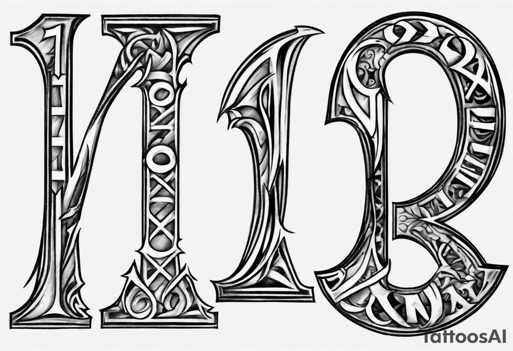 number 13 in roman numerals tattoo idea