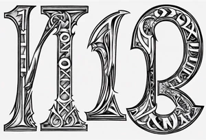 number 13 in roman numerals tattoo idea