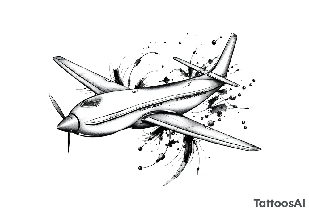aviation sleeve tattoo idea