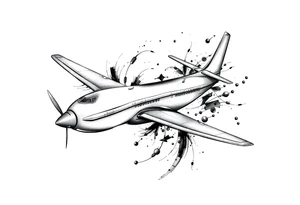 aviation sleeve tattoo idea